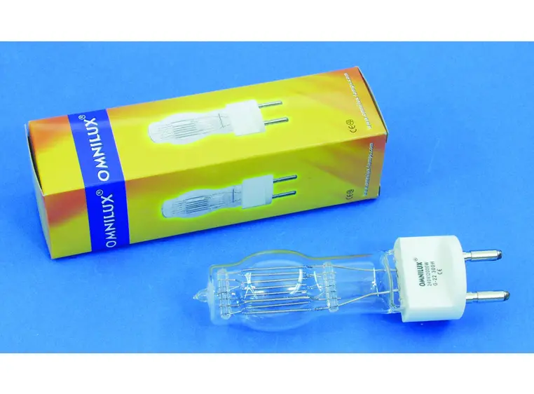 Omnilux 240V/2000W G-22 300h 3200K 